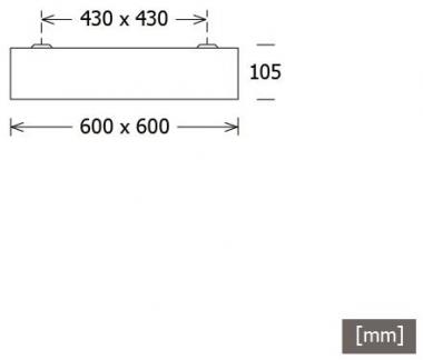 LTS PL       PLL 52.600.40.2/DALI silber 