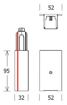 LTS Einbau-Stromschiene ST-E F/PE-L/9002 