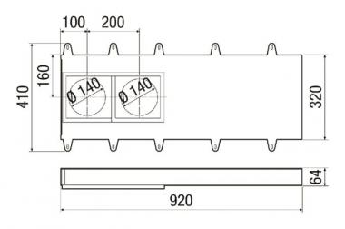 Maico Laibungselement f.Duo 0093. Duo LE 