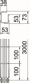 OBO G-GRM 75 50 FT G-Gitterrinne Magic 