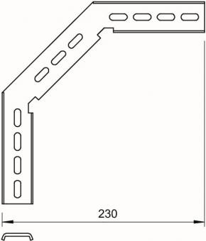 OBO MW 90 SL17 A2 Montagewinkel 90° 