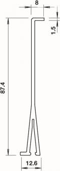 OBO 2371 100 Trennwand 100x2000mm PVC 