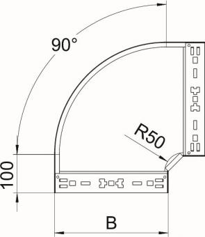 OBO RBM 90 620 FT Bogen 90° 