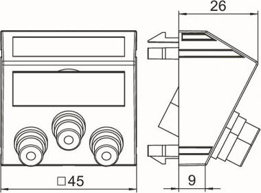 OBO MTS-12R F RW1 Multimediaträger Audio 