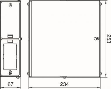 OBO CP45-LG 8A Consolidation Point Modul 