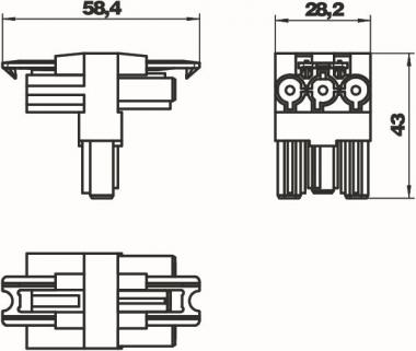 OBO VB-T GST18i3p Verteilerblock T-Form 