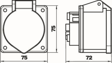 OBO CEE-16A Steckvorrichtung 