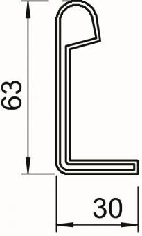 OBO SKH 60 OR Schutzkappe f.Kabelleiter 