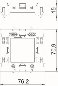 OBO 71MT1 45 Montageträger f.Modul 45 