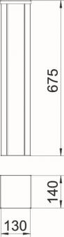 OBO ISSHS140700RW Instssäule Boden 