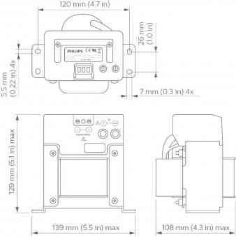 PHIL Coded Mains Transformer LN 72391300 