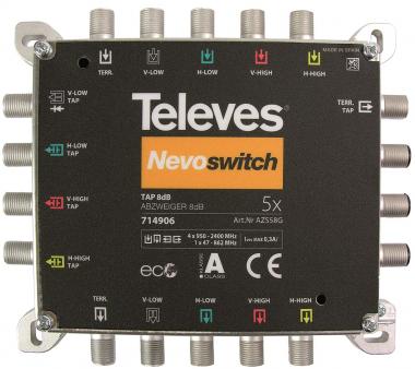 Televes 5-fach Abzweiger NEVO     AZS58G 