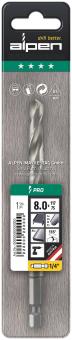 Alpen PRO -HSS-Spiralbohrer DIN  3024087 
