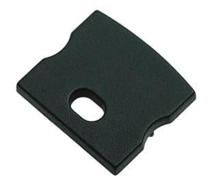Rutec Endkappe Einspeisung black   65534 