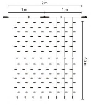 LED Drape Lite 600 2x4,5m 36V      58775 