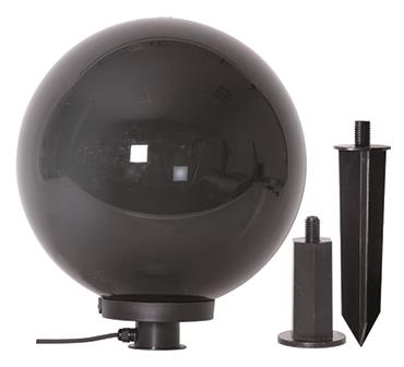 S&H LED-Dekokugel Ø40cm schwarz f. 88197 