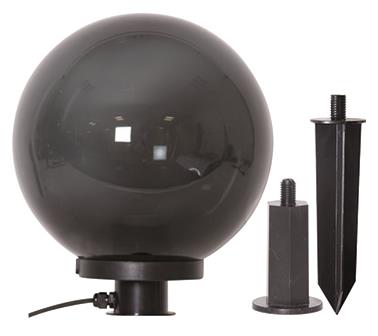 S&H LED-Dekokugel Ø30cm schwarz f. 88198 