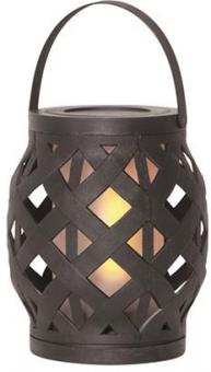 S&H LED-Laterne 14x16cm schwarz m. 88204 