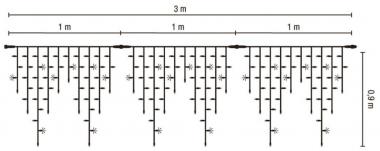 S&H LED-Ice Lite Flash 174 3x0,9m  59155 
