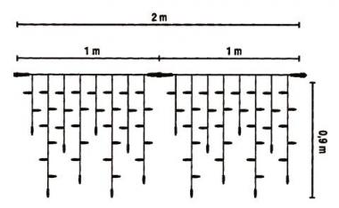S&H LED-Ice Lite 80 2x0,5m 36V 3W  59191 