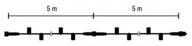 S&H LED-String Lite 20 Fassungen   59387 