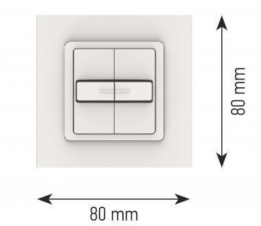 Somfy Smoove Duo IN Schalter     1800536 