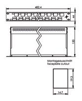 TEGA 19z Modulträger 1HE       100021505 