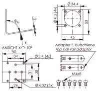 TEGA TOC Montagewinkel       H06000A0074 