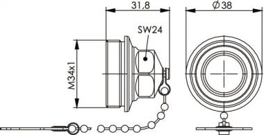TG TOC Steckerschutzkappe    H60030A0001 