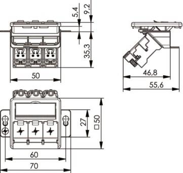 TEGA Modulaufnahme AMJ-S     J00020A0513 