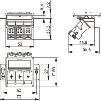 TEGA Modulaufnahme AMJ-S     J00020A0513 
