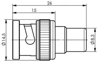 TG Adapter BNC-Stecker       J01008B0839 