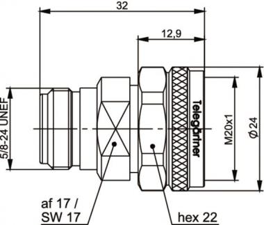 TEGA Adapter N auf           J01027A0023 