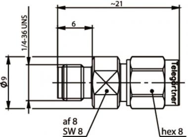TEGA SMA-Kupplung/Port Saver   100024795 