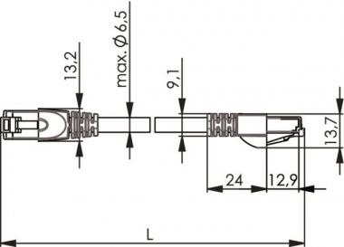 TEGA Patchkabel S/FTP Cat.6A L00002A0299 