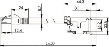 TG AMJ Cat.6A CP-Link 10,0m  L00005A0102 