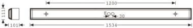 TRIL Montigo-LED Wannenleu opal  6474140 