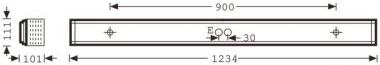 TRIL Montigo-LED Wannenleu prism 6473940 