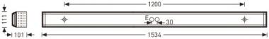 TRIL Montigo-LED Wannenleu prism 6474240 