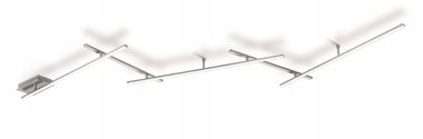 TRIO LED-Deckenleuchte nickel  674610507 