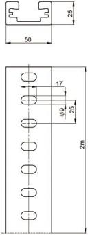 Unex isol.Tragschiene halogen   60202-48 