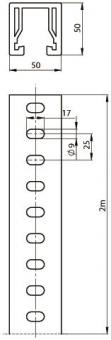 Unex isol.Tragschiene halogen   60204-48 