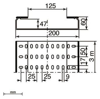 Unex Kabelrinne gelocht halogen 66200-48 