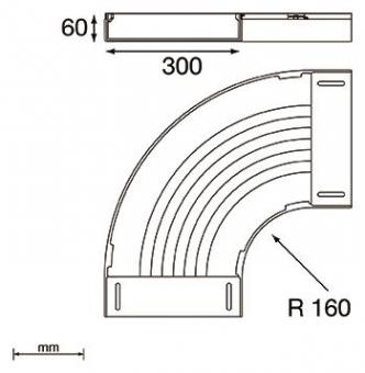 Unex Flachbogen 90° halogenfrei 66310-48 