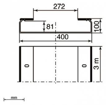 Unex Kabelrinne ungelocht hfr   66421-48 
