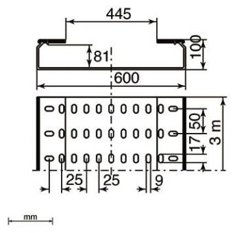 Unex Kabelrinne gelocht halogen 66620-48 