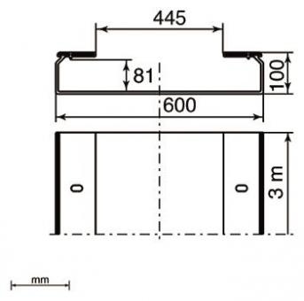 Unex Kabelrinne ungelocht hfr   66621-48 