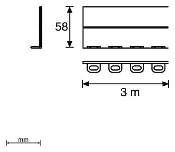 Unex Trennwand 60mm             66821-48 