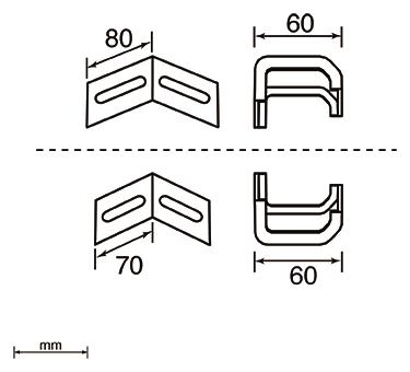Unex Winkelverbinder horizontal 66841-48 