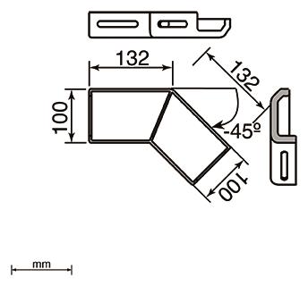 Unex Winkelverbinder fallend    66852-48 